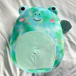 NEW Squishmallow Ferdie Frog 12" Blue Green Tie Dye Plush Target Exclusive 2022